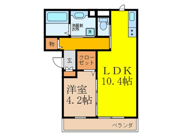 ボナール庄の物件間取画像